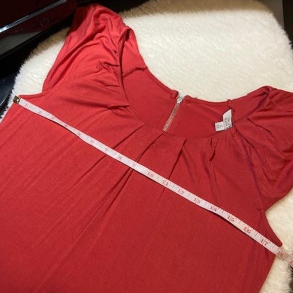 Alfred Sung Orange Shirt Size Small - Picture 5 of 6